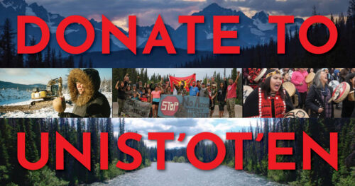 Donate to Unist'ot'en