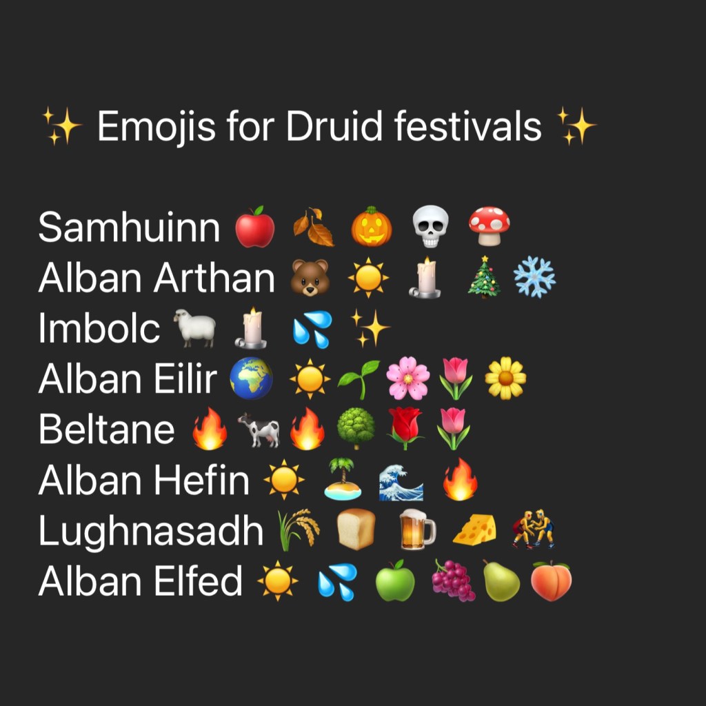✨ Emojis for Druid festivals&nbsp;✨
