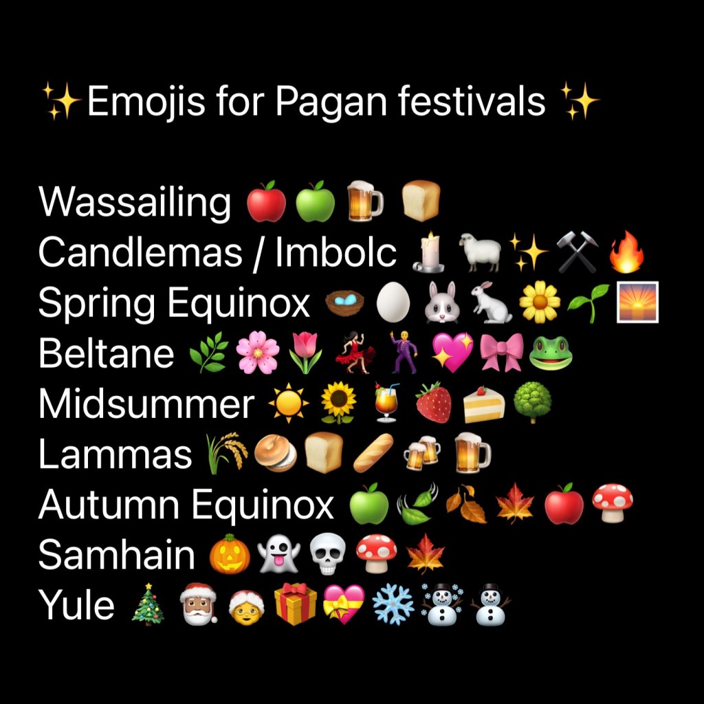 ✨Emojis for Pagan festivals&nbsp;✨
